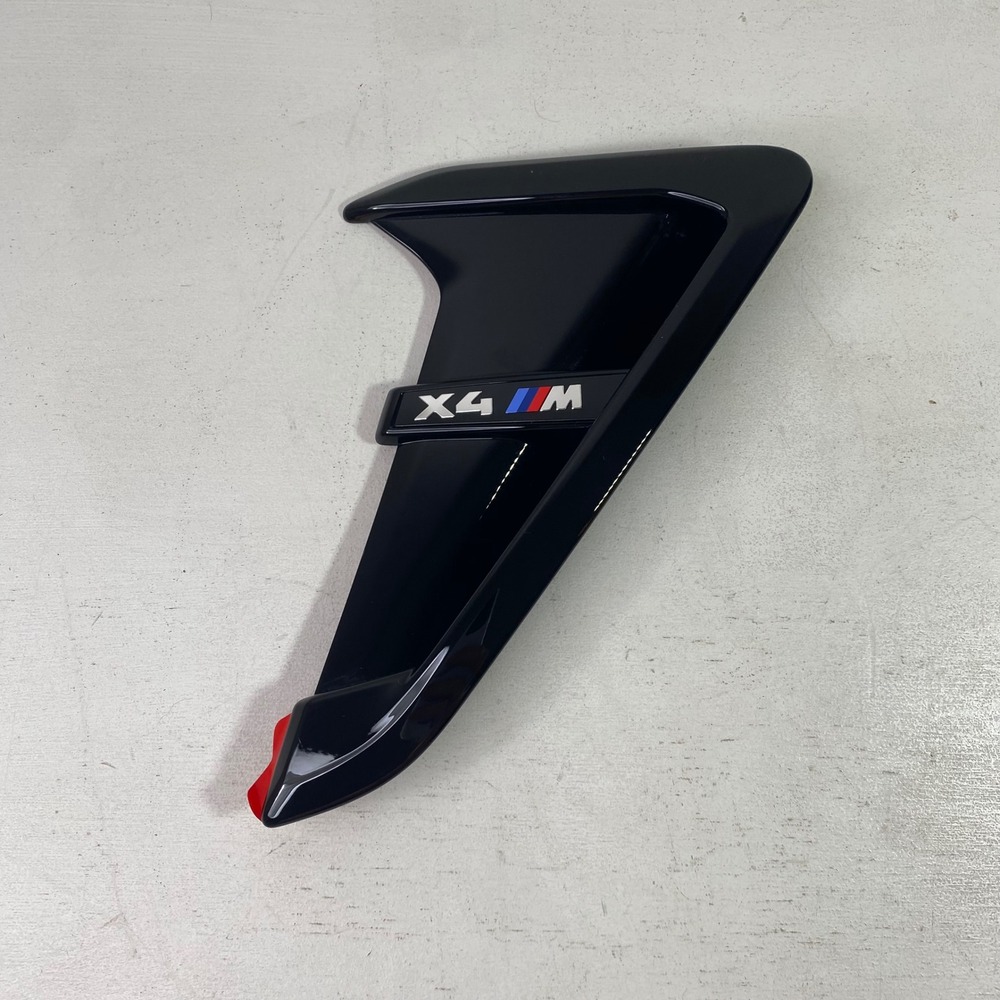BMW X4M F98 Gloss Black Side Fender Vent Air Breather RH 8094226 Passenger Side